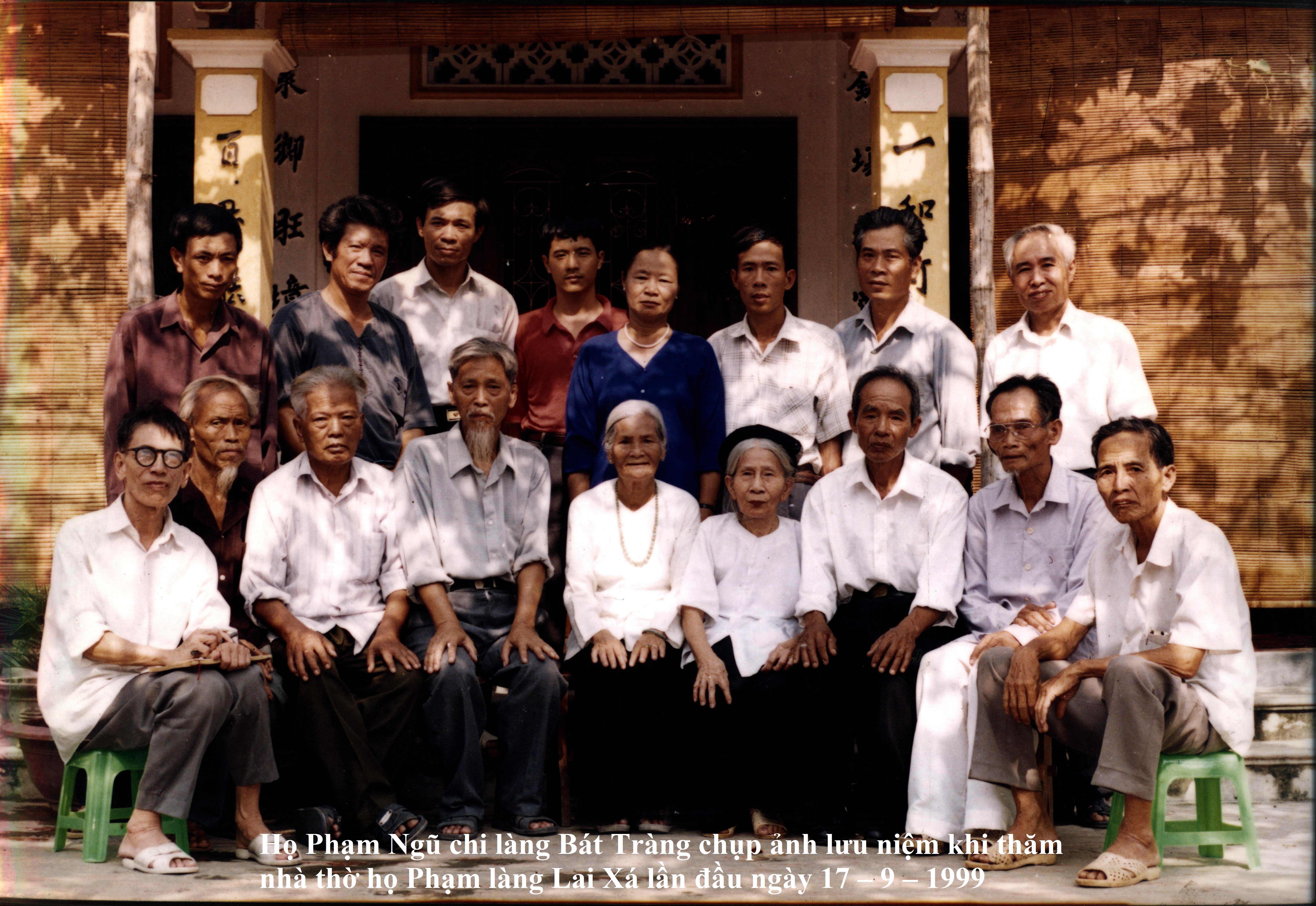 Họ Phạm ngũ chi làng Bát Tràng